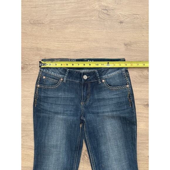New With Tags Wrangler Women's Retro Sadie Low Rise Boot Cut Jean Blue - Picture 5 of 9
